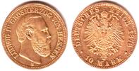Hessen 10 Mark Grosherzog Ludwig IV. (1877-1882)