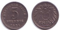 Ersatzmünzen des 1. Weltkrieges 5 Pfennig 5 Pfennig -