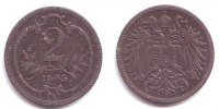 Österreich - Ungarn 2 Heller Franz Joseph I. (1848 - 1916) -