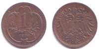Österreich - Ungarn 1 Heller Franz Joseph I. (1848 - 1916) -