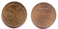 Österreich 50 Groschen Kursmünze -