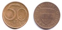 Österreich 50 Groschen Kursmünze -