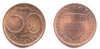 Österreich 50 Groschen Kursmünze -