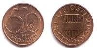 Österreich 50 Groschen Kursmünze -