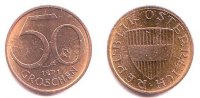 Österreich 50 Groschen Kursmünze -