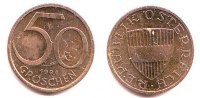 Österreich 50 Groschen Kursmünze -