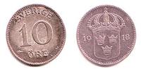 Schweden 10 Öre Gustaf V. (1907 - 1950) -