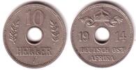 Deutsch-Ostafrika 10 Heller 10 Heller-Lochgeld -
