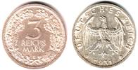 Weimar 3 Mark 3 Reichsmark Kursmünze