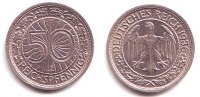 Drittes Reich 50 Reichspfennig 50 Reichspfennig