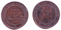 Frankreich 10 Centimes Regional Napoleon III. (1852 - 1970) - Visite in Lille