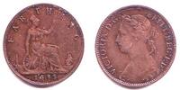 Großbritannien - England 1 Farthing 1885 Queen Victoria vz