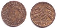 Weimarer Republik 5 Reichspfennig 5 Reichspfennig - mit Ähren