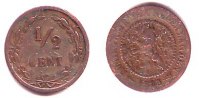 Niederlande 1/2 Cent Willelm III. (1849 - 1890)