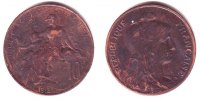 Frankreich 10 Centimes 10 Centimes -