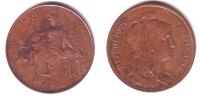 Frankreich 10 Centimes 10 Centimes -