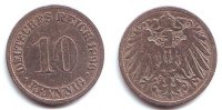 Kaiserreich 10 Pfennig 10 Pfennig - großer Adler -