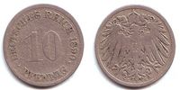 Kaiserreich 10 Pfennig 10 Pfennig - großer Adler -