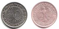 Weimar 50 Pfennig Kursmünze -