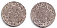 Drittes Reich 50 Pfennig Kursmünze