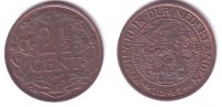 Niederlande 2 1/2 Cent Kursmünze -