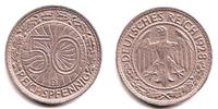 Weimar 50 Pfennig Kursmünze -