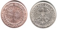 Drittes Reich 50 Pfennig Kursmünze