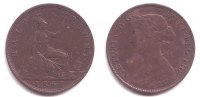Großbritannien 1/2 Penny Victoria (1837 - 1901) -
