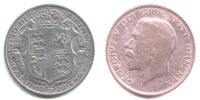 Großbritannien 1/2 Crown George V. (1910 - 1936) -