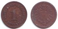 Kaiserreich 1 Pfennig 1 Pfennig - kleiner Adler -