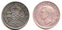 Großbritannien 2 Shillings George VI. (1936 - 1952) -