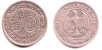 Drittes Reich 50 Reichspfennig 50 Reichspfennig