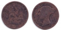 Isle of Man Farthing Victoria (1837 - 1901)