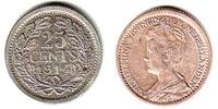Niederlande 25 Cents Wilhelmina (1890 - 1948)