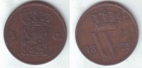 Niederlande 1 Cent Willem III. (1849 - 1890)