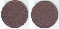 Niederlande 2 1/2 Cents Wilhelmina (1890 - 1948)
