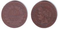 Frankreich 10 Centimes Cereskopf -