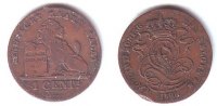 Belgien 1 Cent Leopold II. (1865 - 1909) -