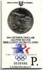 USA 1 Dollar mit Blister Olympische Spiele 1984 in Los Angeles - Discuswerfer Bild