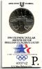 USA 1 Dollar mit Blister Olympische Spiele 1984 in Los Angeles - Olympiastadion Bild
