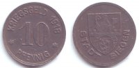 Siegen 10 Pfennig Notgeld der Stadt Siegen - 10 Pfennig -