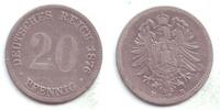 Kaiserreich 20 Pfennig 20 Pfennig - kleiner Adler -