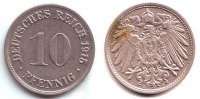 Kaiserreich 10 Pfennig 10 Pfennig - großer Adler -