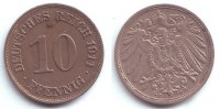 Kaiserreich 10 Pfennig 10 Pfennig - großer Adler -