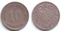 Kaiserreich 10 Pfennig 10 Pfennig - großer Adler -