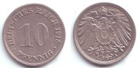Kaiserreich 10 Pfennig 10 Pfennig - großer Adler -
