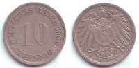Kaiserreich 10 Pfennig 10 Pfennig - großer Adler -