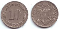 Kaiserreich 10 Pfennig 10 Pfennig - großer Adler -