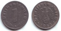 Drittes Reich 1 Reichspfennig 1 Reichspfennig - mit Hakenkreuz