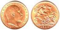 Großbritannien 1/2 Sovereign König Edward VII. Foto